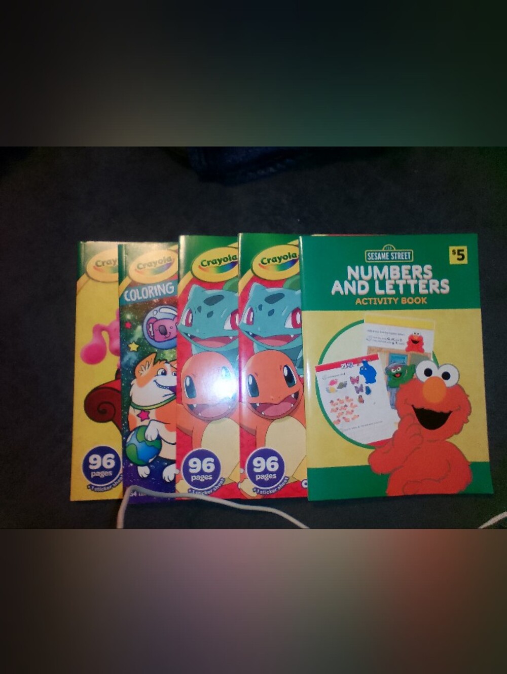 Bundle Crayola Coloring Books with Orange and Green Characters